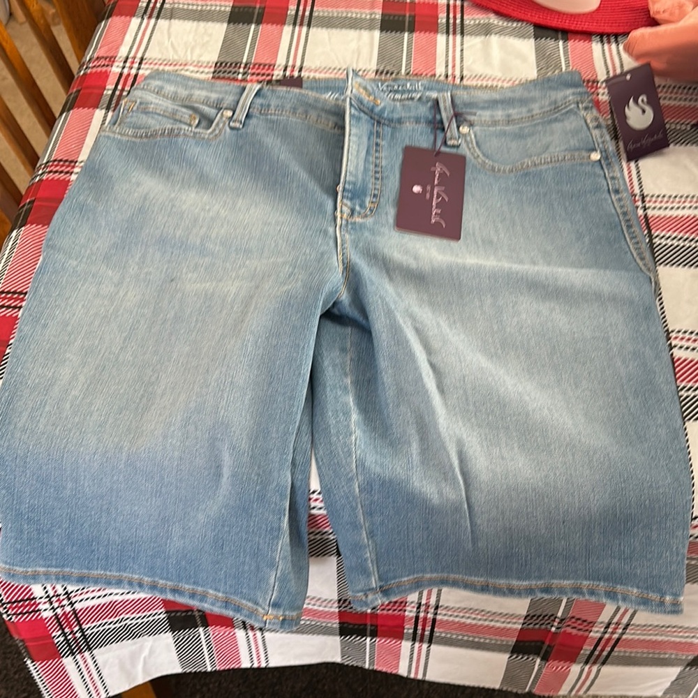 Light Blue Denim Shorts